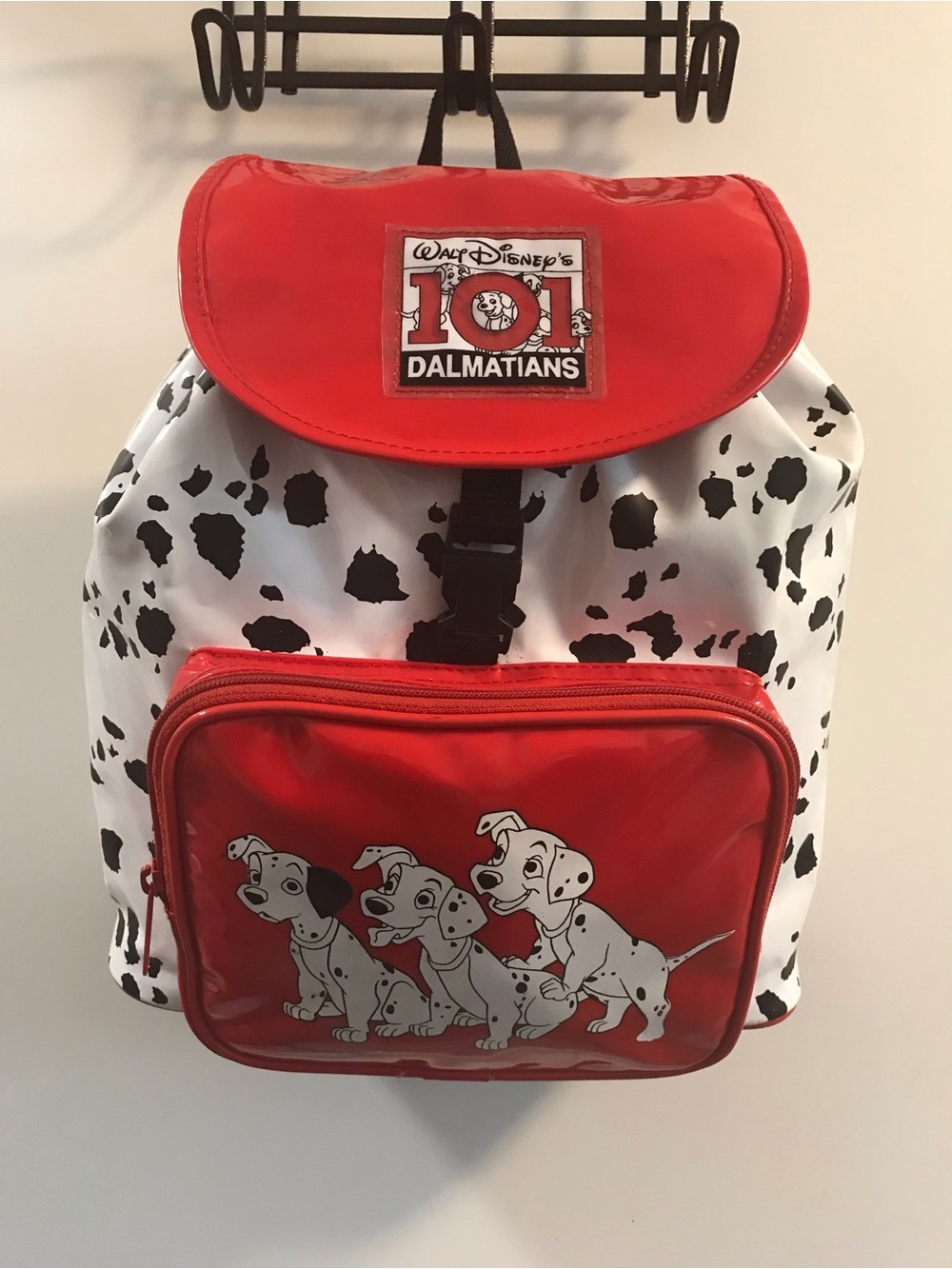 Vintage Disney 101 Dalmatians Red and White Backpack